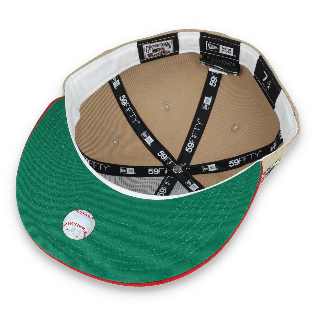 New Era Washington Nationals 2008 Inaugural Season Patch 59FIFTY Fitted Khaki Hat product image 7, provided for visual