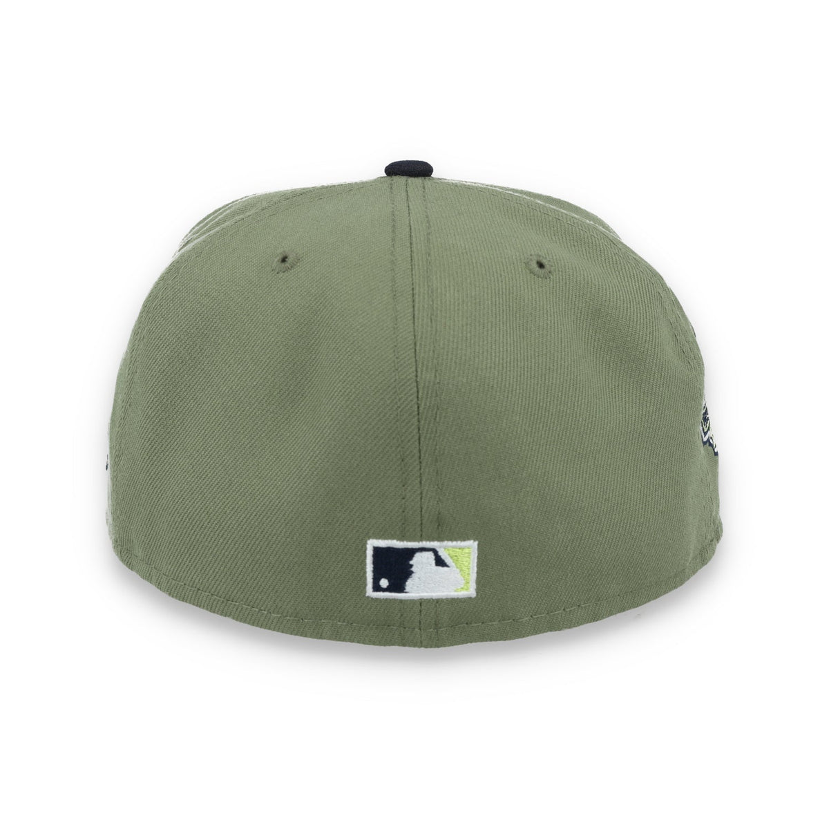 New Era New York Yankees 100th Anniversary Side Patch 59FIFTY Fitted Hat- Olive Green product image 5, provided for visual