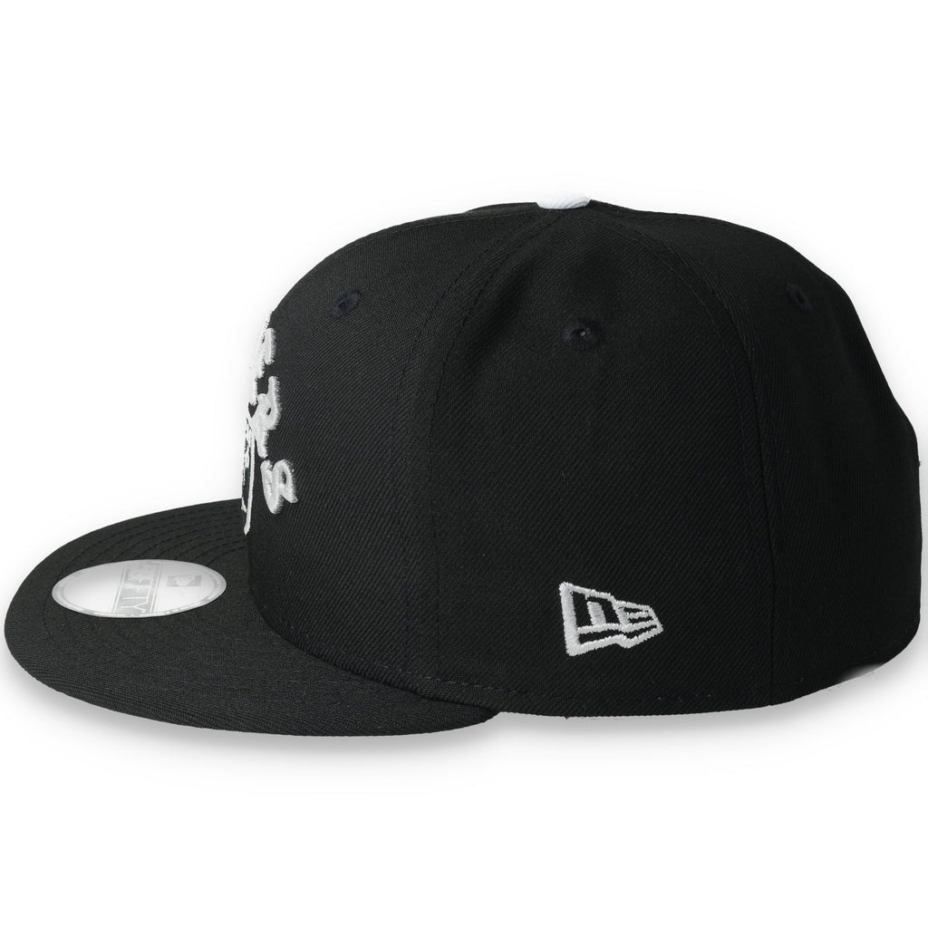 New Era Las Vegas Raiders 60th Anniversary Side Patch Gothic 59FIFTY Fitted Hat product image 4, provided for visual