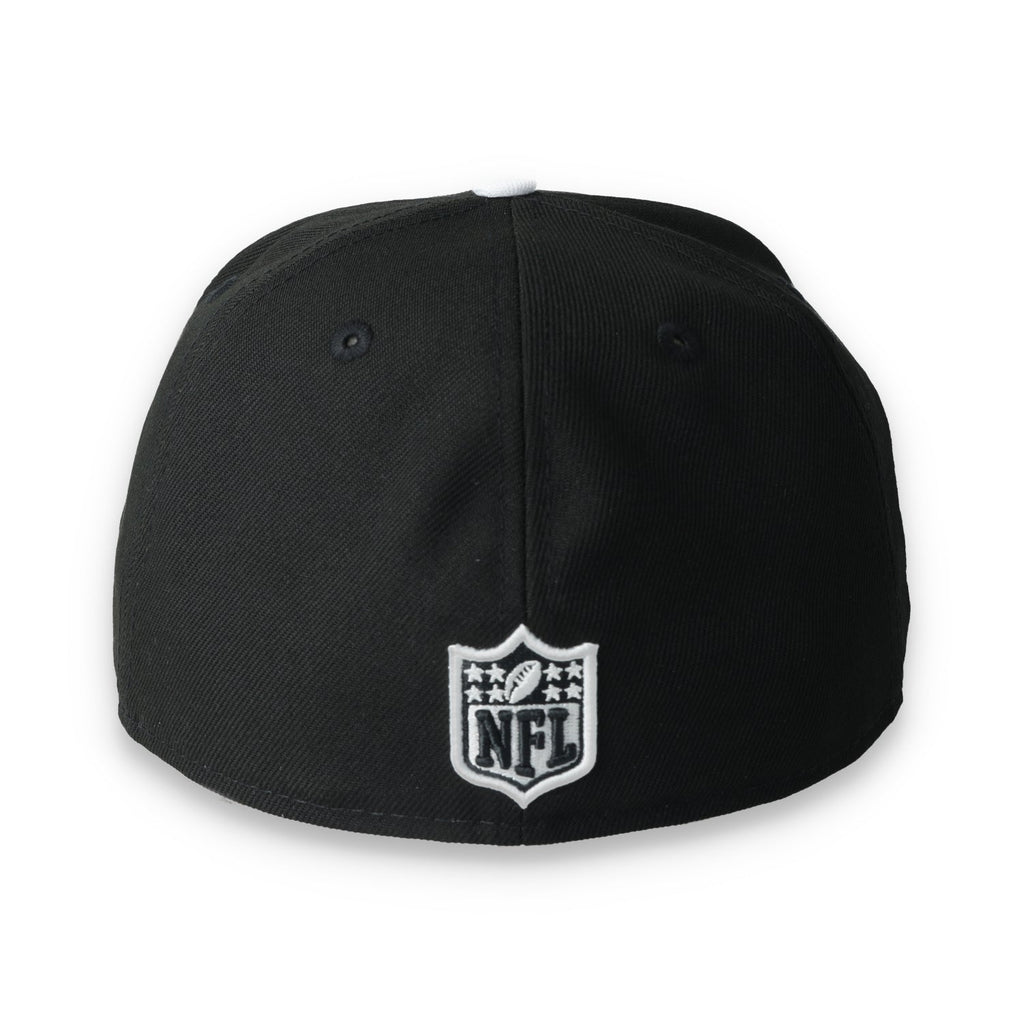 New Era Las Vegas Raiders 60th Anniversary Side Patch Gothic 59FIFTY Fitted Hat product image 5, provided for visual