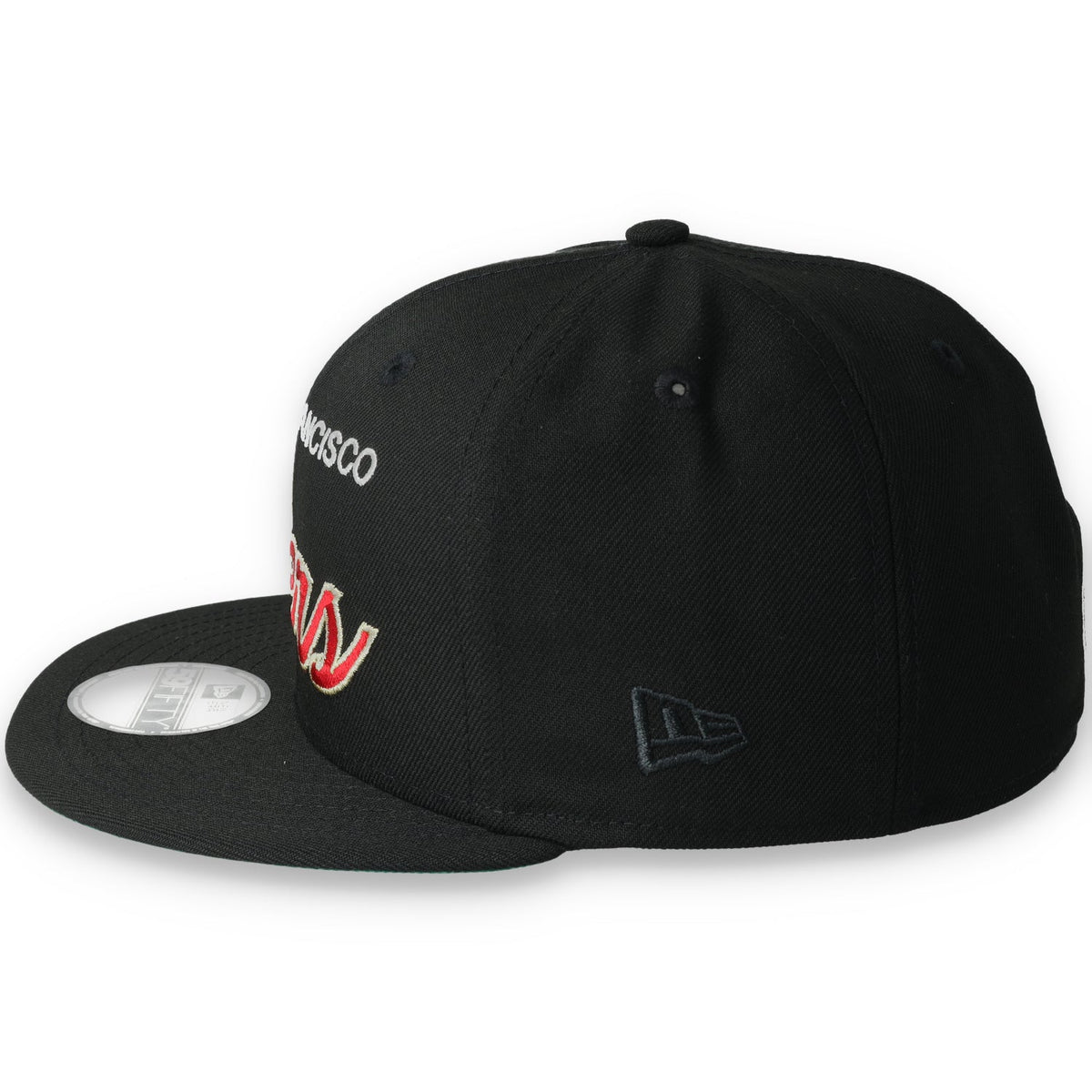 Exclusive San Francisco 49ers Official 59FIFTY Fitted HAT-BLACK product image 4, provided for visual reference and product