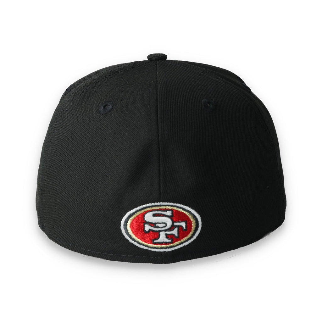 Exclusive San Francisco 49ers Official 59FIFTY Fitted HAT-BLACK product image 5, provided for visual reference and product