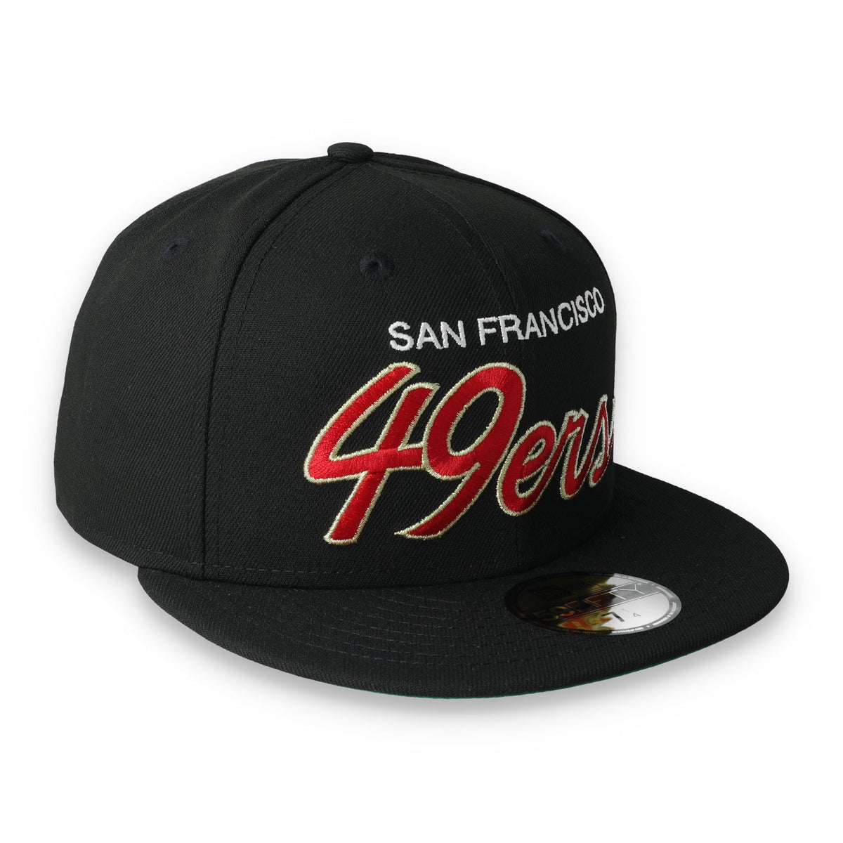 Exclusive San Francisco 49ers Official 59FIFTY Fitted HAT-BLACK product image 1, provided for visual reference and product