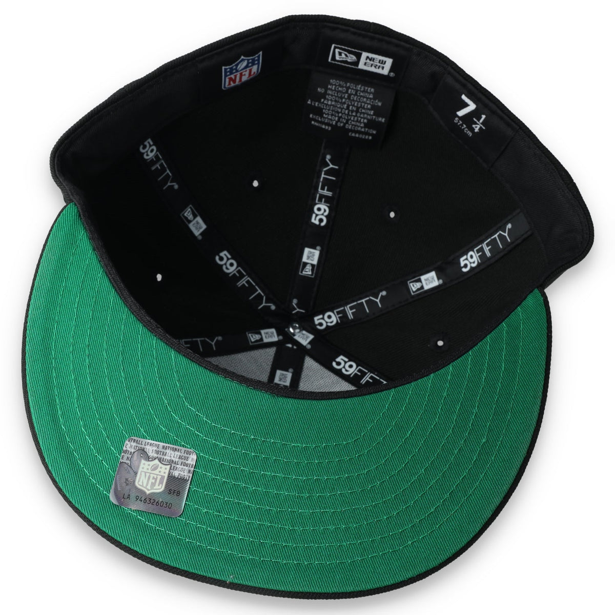 Exclusive San Francisco 49ers Official 59FIFTY Fitted HAT-BLACK product image 7, provided for visual reference and product