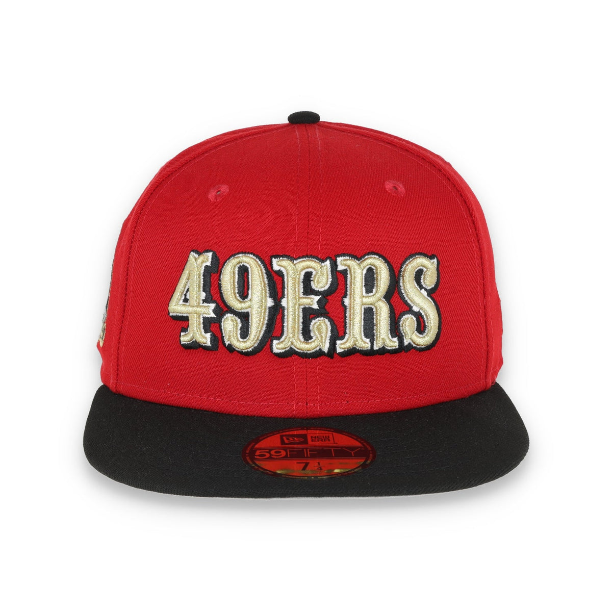 Exclusive San Francisco 49ers Official 59FIFTY Fitted, 60th Anniversary, Scarlet/black product image 2, provided for visual