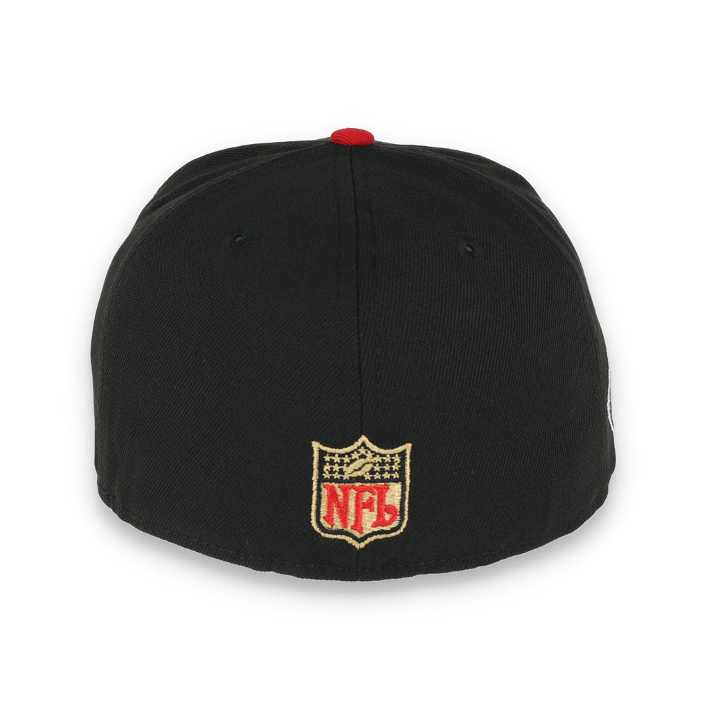 Exclusive San Francisco 49ers Official 59FIFTY Fitted HAT-SCARLET/BLACK product image 5, provided for visual reference and
