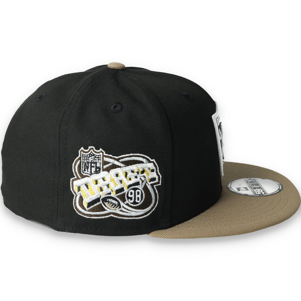 New Era Las Vegas Raiders Retro 98 Draft 2-Tone 59FIFTY Fitted Hat-Khaki/Black product image 6, provided for visual
