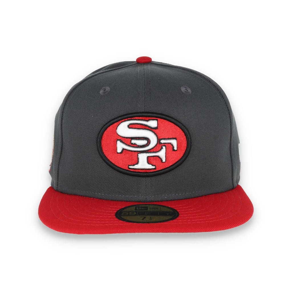 Exclusive San Francisco 49ers Official 59FIFTY Fitted, 40th Anniversary Side Patch -Dark Grey product image 2, provided for