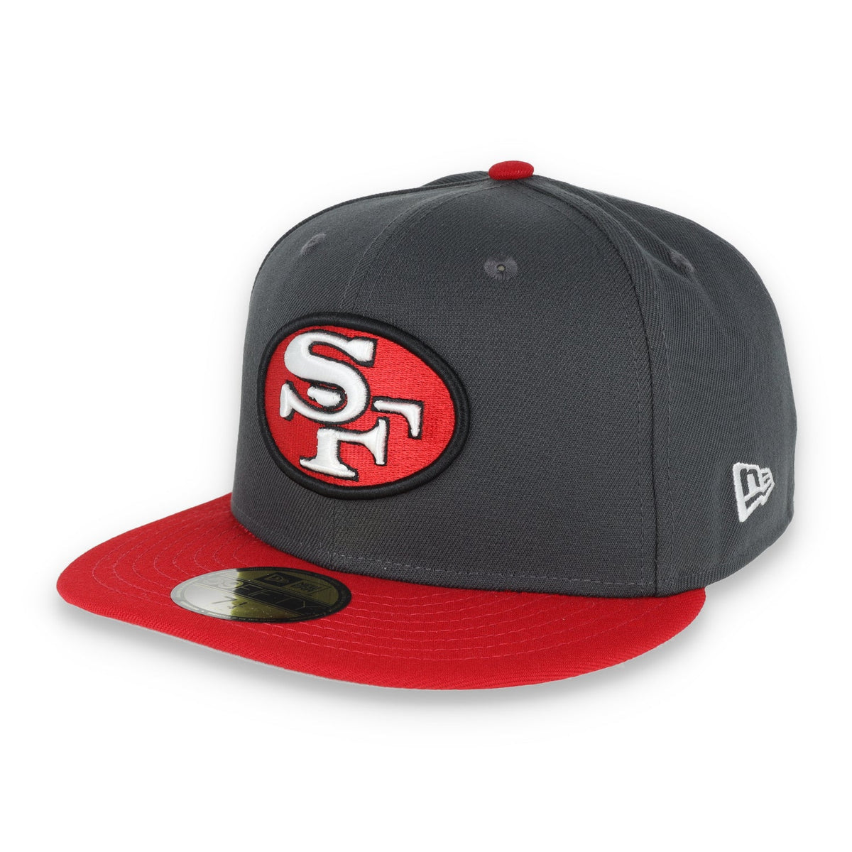 Exclusive San Francisco 49ers Official 59FIFTY Fitted, 40th Anniversary Side Patch -Dark Grey product image 3, provided for