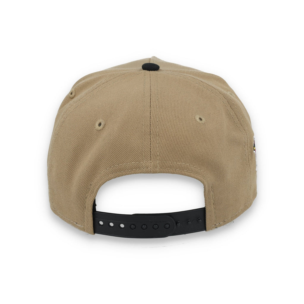 New Era Los Angeles 1989 Angels All Star Side Patch A Frame 9FORTY Adjustable Hat-Khaki product image 6, provided for visual
