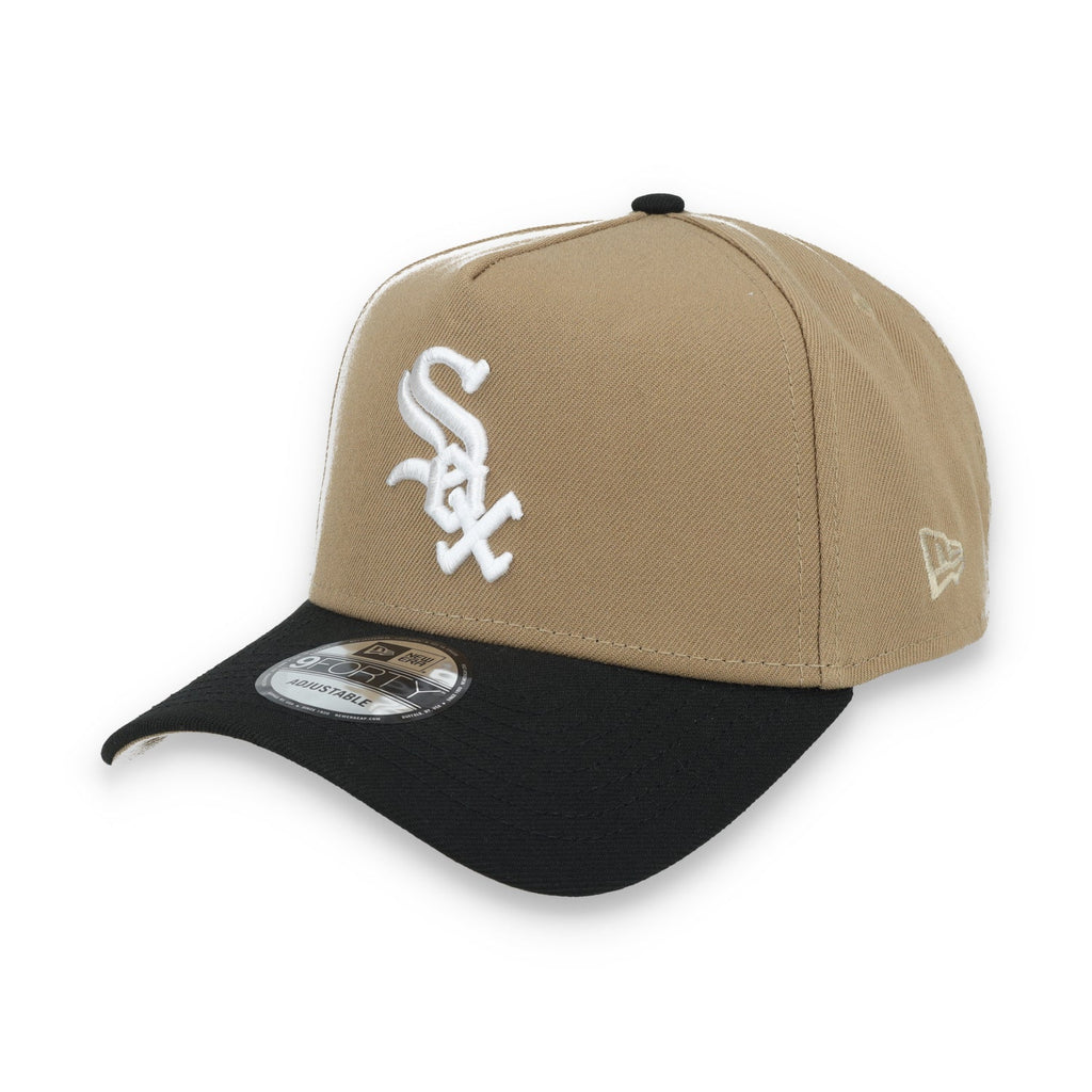 New Era Chicago White Sox 2003 All Star Side Patch A Frame 9FORTY Adjustable Hat-Khaki product image 3, provided for visual