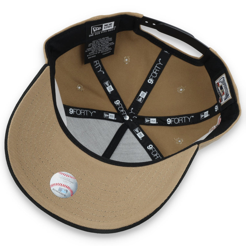 New Era Chicago White Sox 2003 All Star Side Patch A Frame 9FORTY Adjustable Hat-Khaki product image 7, provided for visual