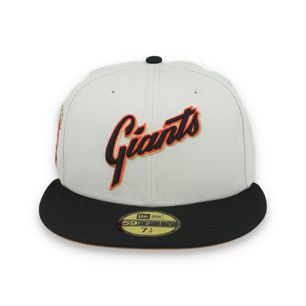 New Era San Francisco Giants 50th Anniversary Side Patch 59IFTY Fitted hat- Chrome product image 2, provided for visual