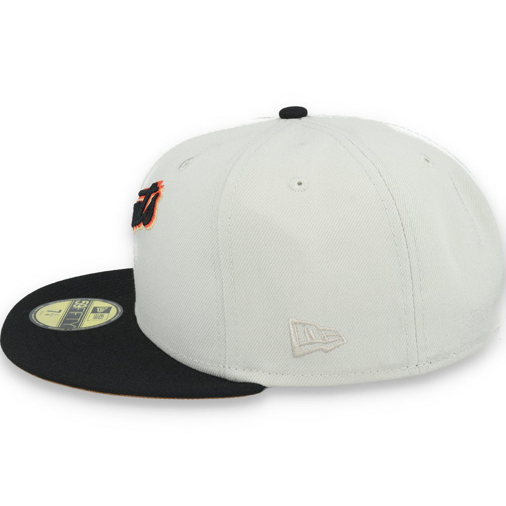 New Era San Francisco Giants 50th Anniversary Side Patch 59IFTY Fitted hat- Chrome product image 4, provided for visual