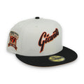 New Era San Francisco Giants 50th Anniversary Side Patch 59IFTY Fitted hat- Chrome product image 1, provided for visual