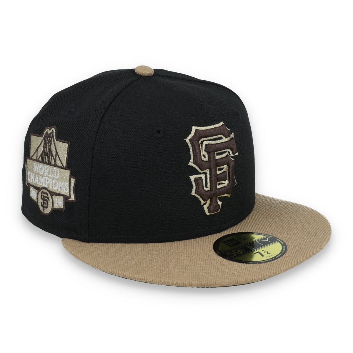 New Era San Francisco Giants 2014 World Series Side Patch 59IFTY Fitted Hat-Black product image 1, provided for visual