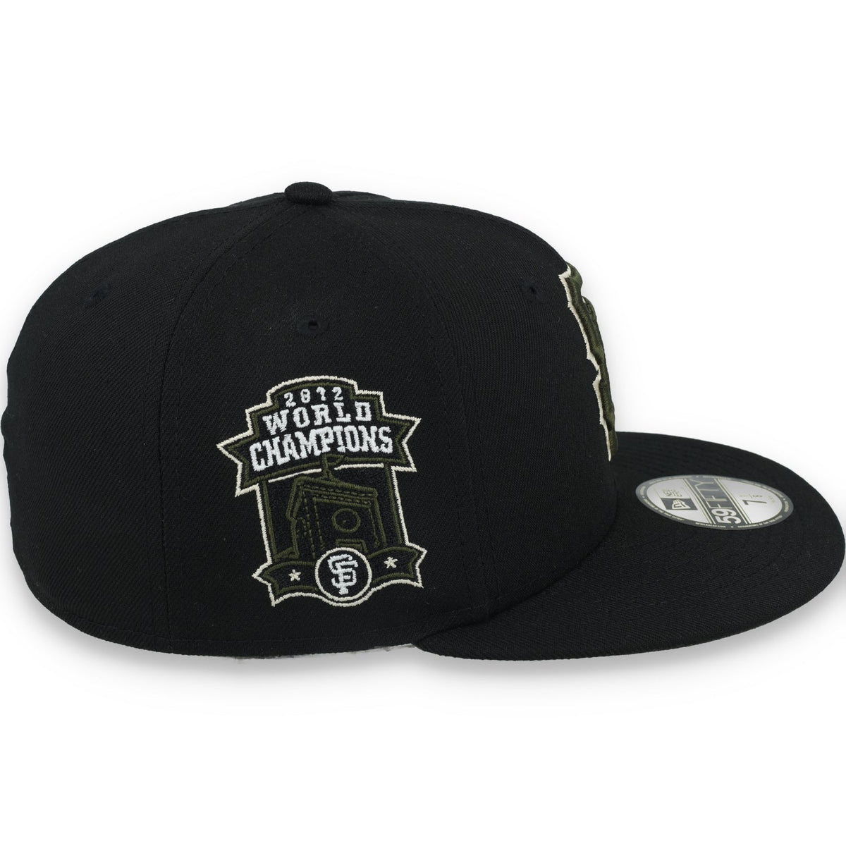New Era San Francisco Giants 2012 World Series Side Patch 59IFTY Fitted Hat-Black product image 5, provided for visual