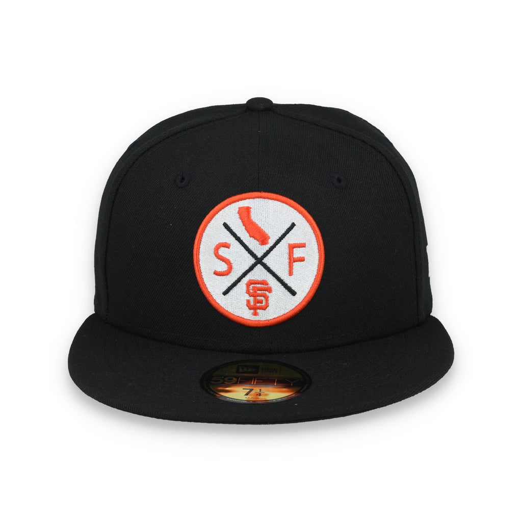 New Era San Francisco Giants 4X Logo 59IFTY Fitted Hat-Black product image 2, provided for visual reference and product