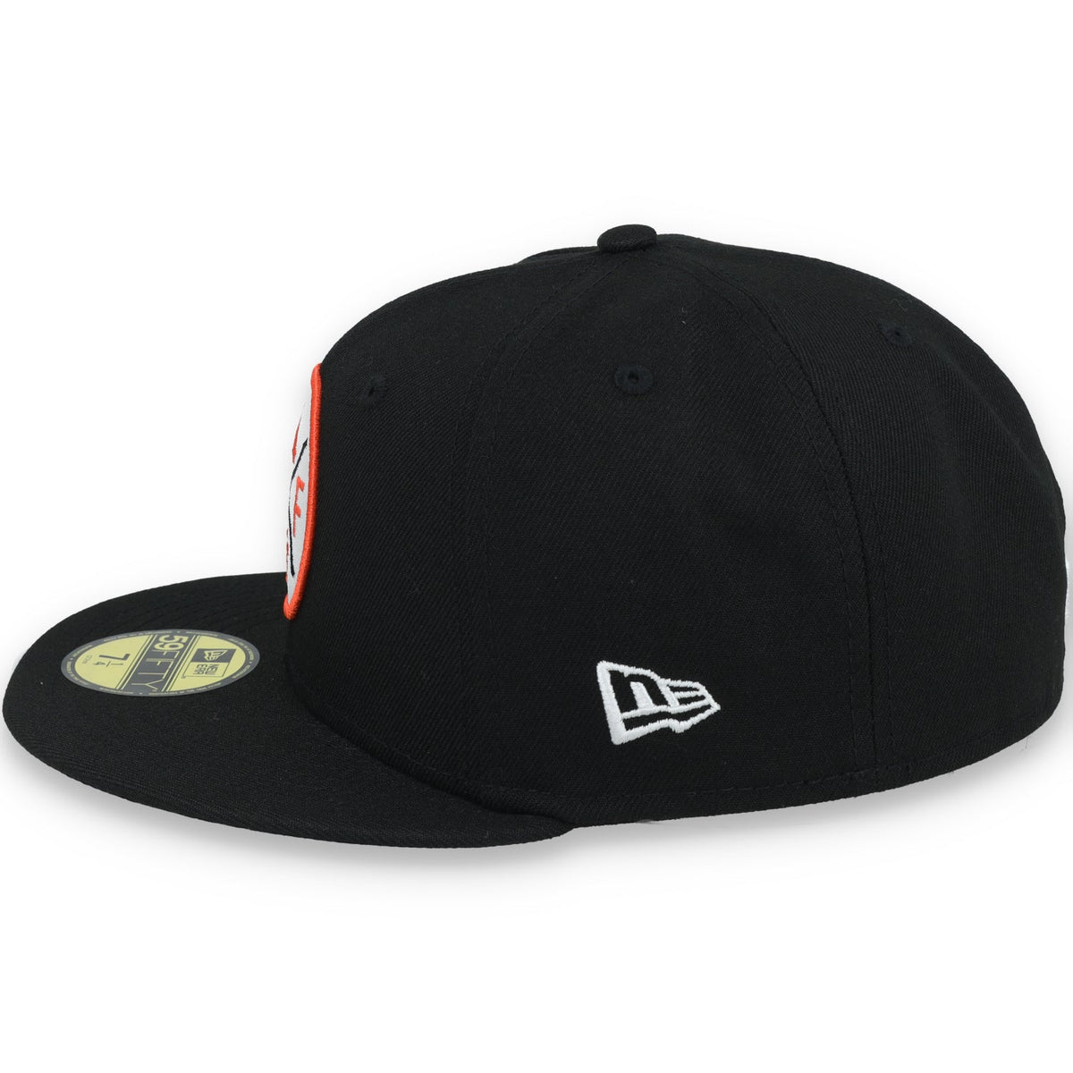 New Era San Francisco Giants 4X Logo 59IFTY Fitted Hat-Black product image 4, provided for visual reference and product