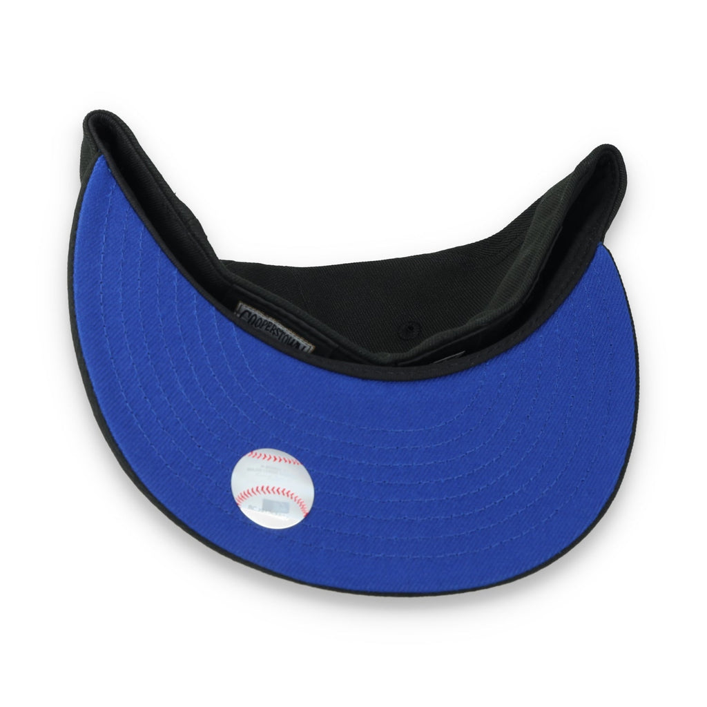 New Era Atlanta Braves 150th Anniversary Side Patch 59FIFTY Fitted Hat-Metallic Grey/Black product image 7, provided for