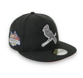 New Era St. Louis Cardinals 2006 World Series Side Patch 59FIFTY Fitted Hat-Metallic Grey/Black product image 1, provided