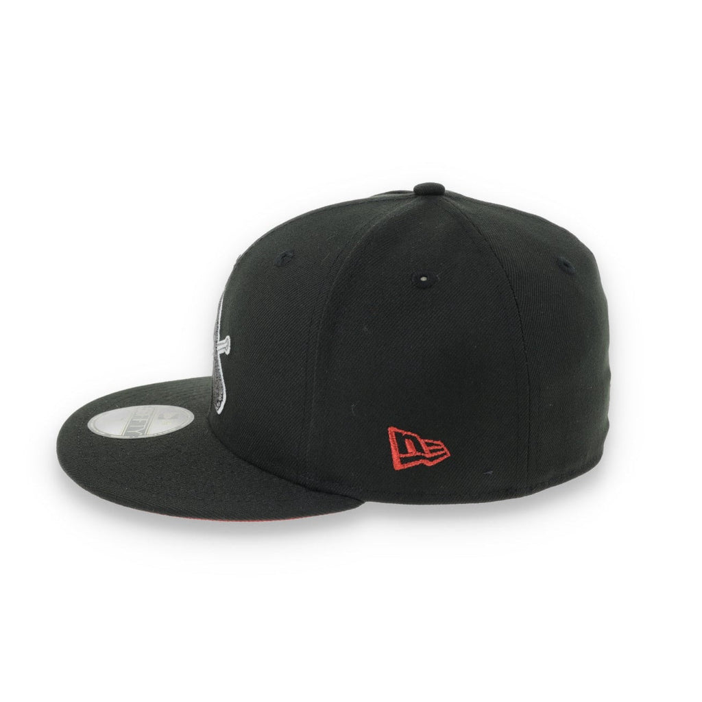 New Era St. Louis Cardinals 2006 World Series Side Patch 59FIFTY Fitted Hat-Metallic Grey/Black product image 4, provided