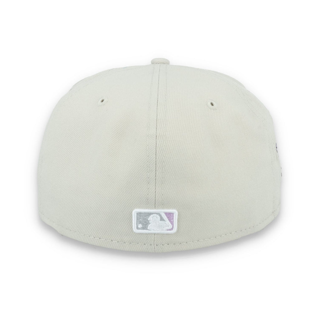 New Era San Francisco Giants Floral Side Patch 59FIFTY Fitted Hat-Stone/Lavender product image 6, provided for visual