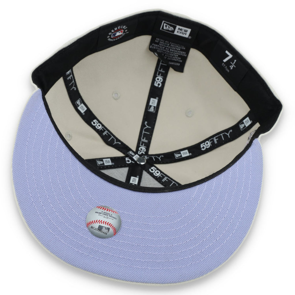 New Era San Francisco Giants Floral Side Patch 59FIFTY Fitted Hat-Stone/Lavender product image 7, provided for visual