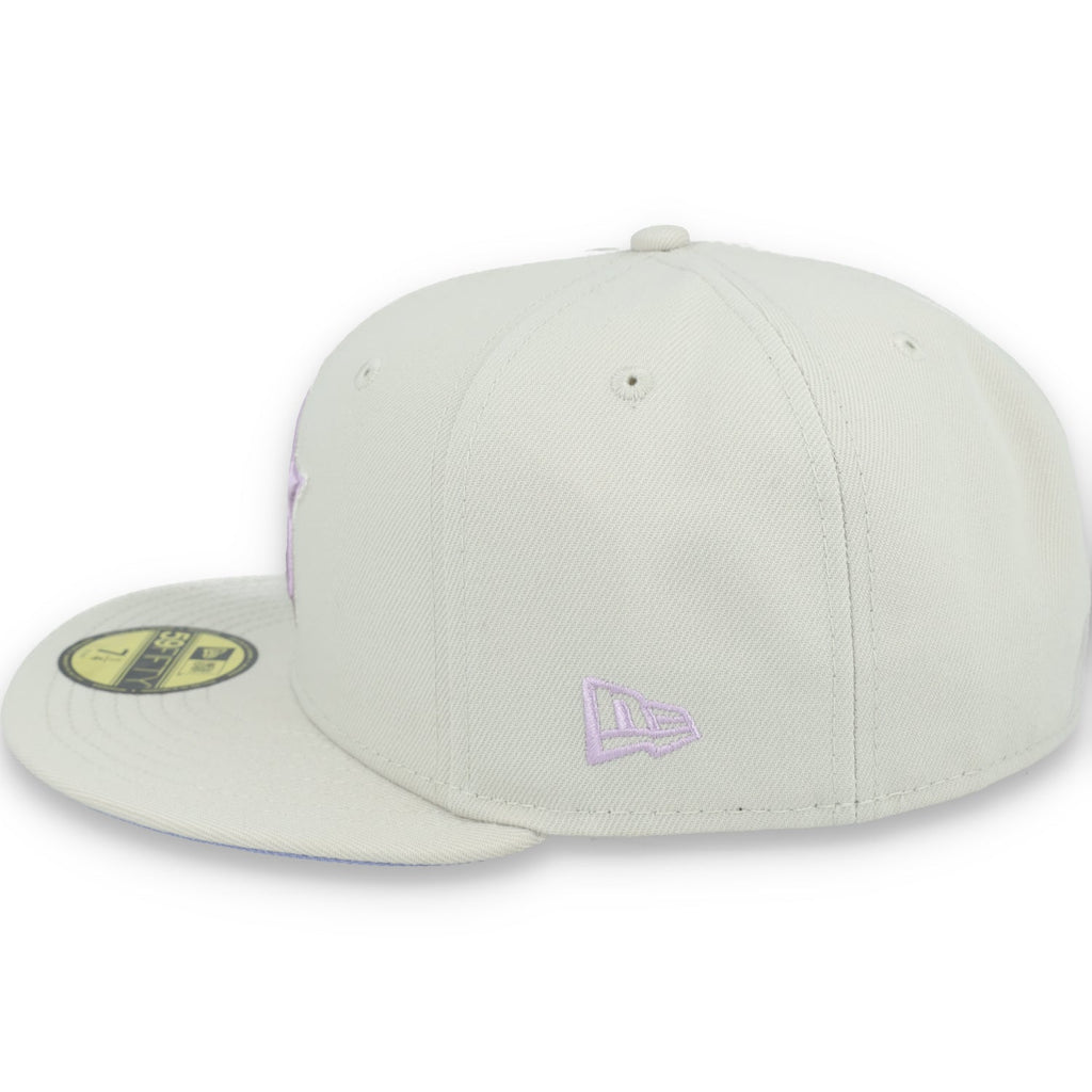 New Era Houston Astros Floral Side Patch 59FIFTY Fitted Hat-Stone/Lavender product image 4, provided for visual reference