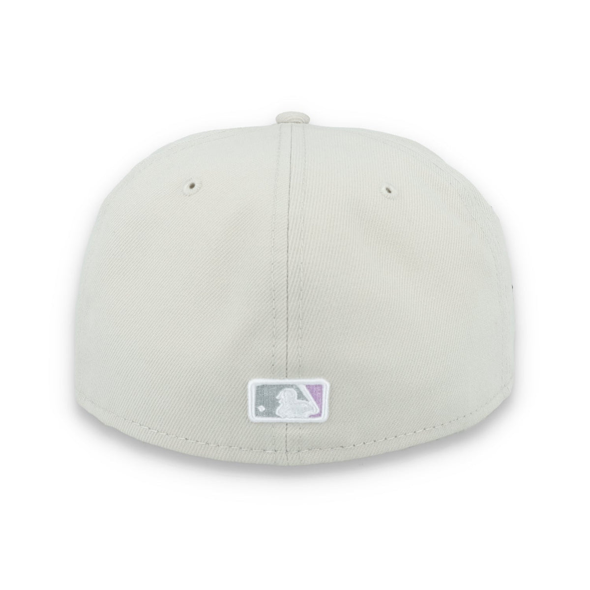 New Era Los Angeles Dodgers Floral Side Patch 59FIFTY Fitted Hat-Stone/Lavender product image 6, provided for visual