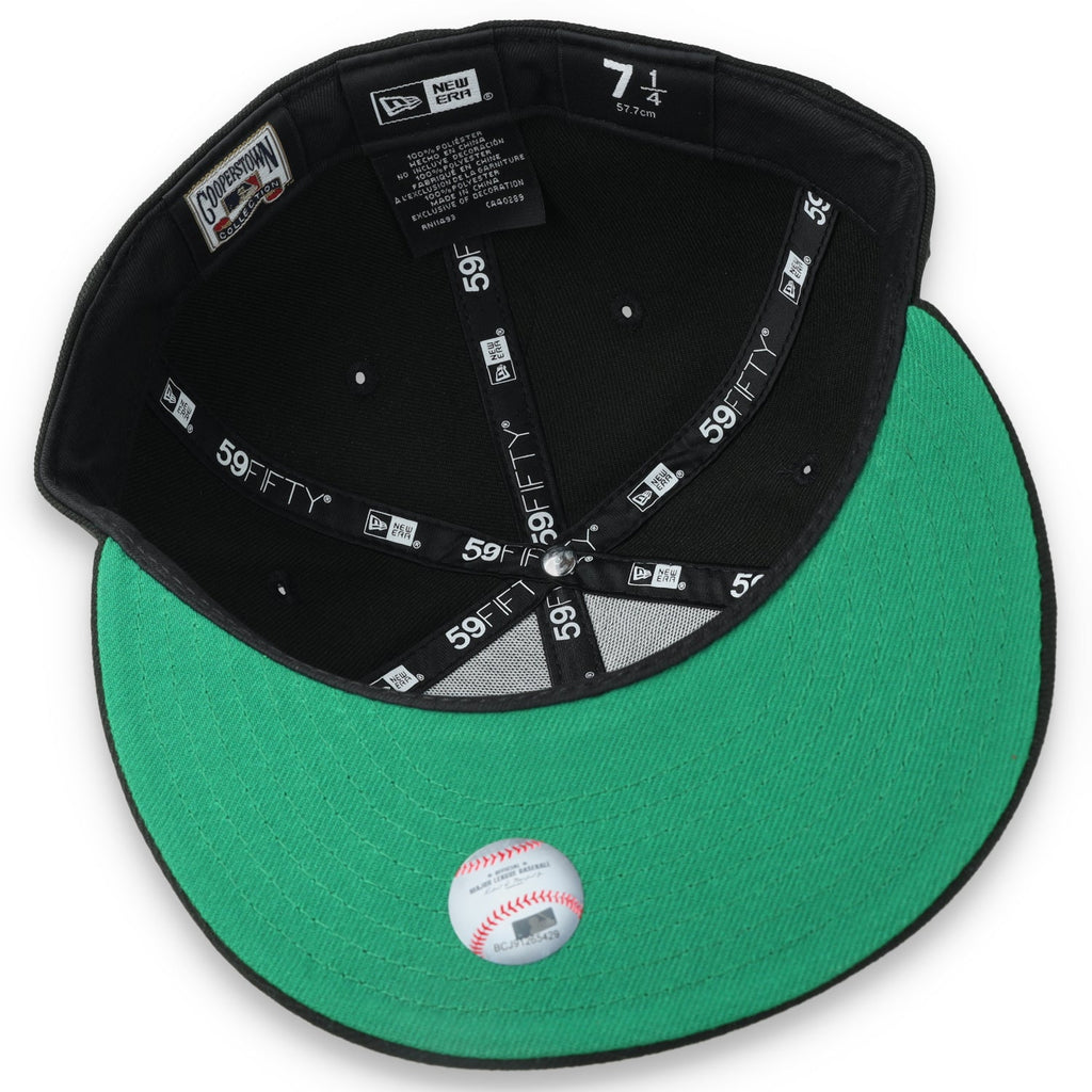 New Era Oakland Athletics 25th Anniversary Side Patch 59FIFTY Fitted Hat-Metallic Grey/Black product image 7, provided for