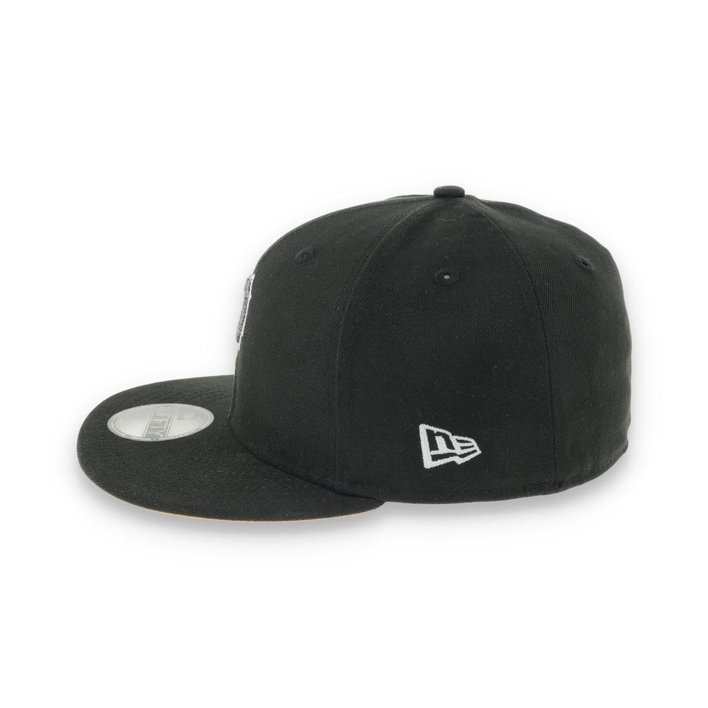 New Era Pittsburgh Pirates 76th World Series Side Patch 59FIFTY Fitted Hat-Metallic Grey/Black product image 6, provided for
