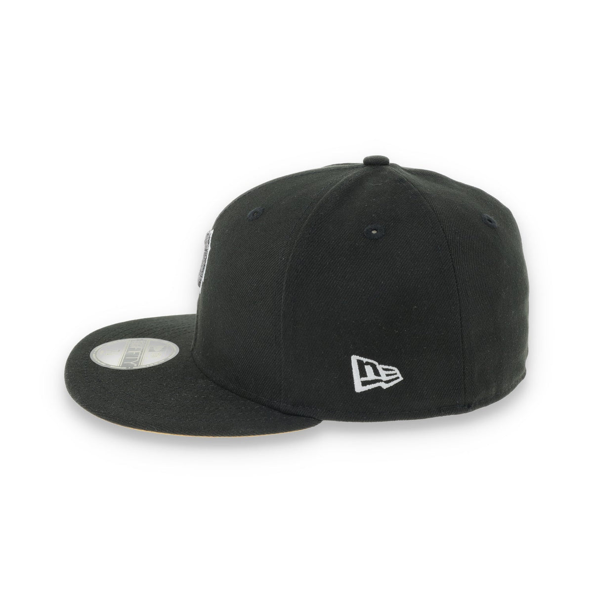 New Era Pittsburgh Pirates 76th World Series Side Patch 59FIFTY Fitted Hat-Metallic Grey/Black product image 6, provided for