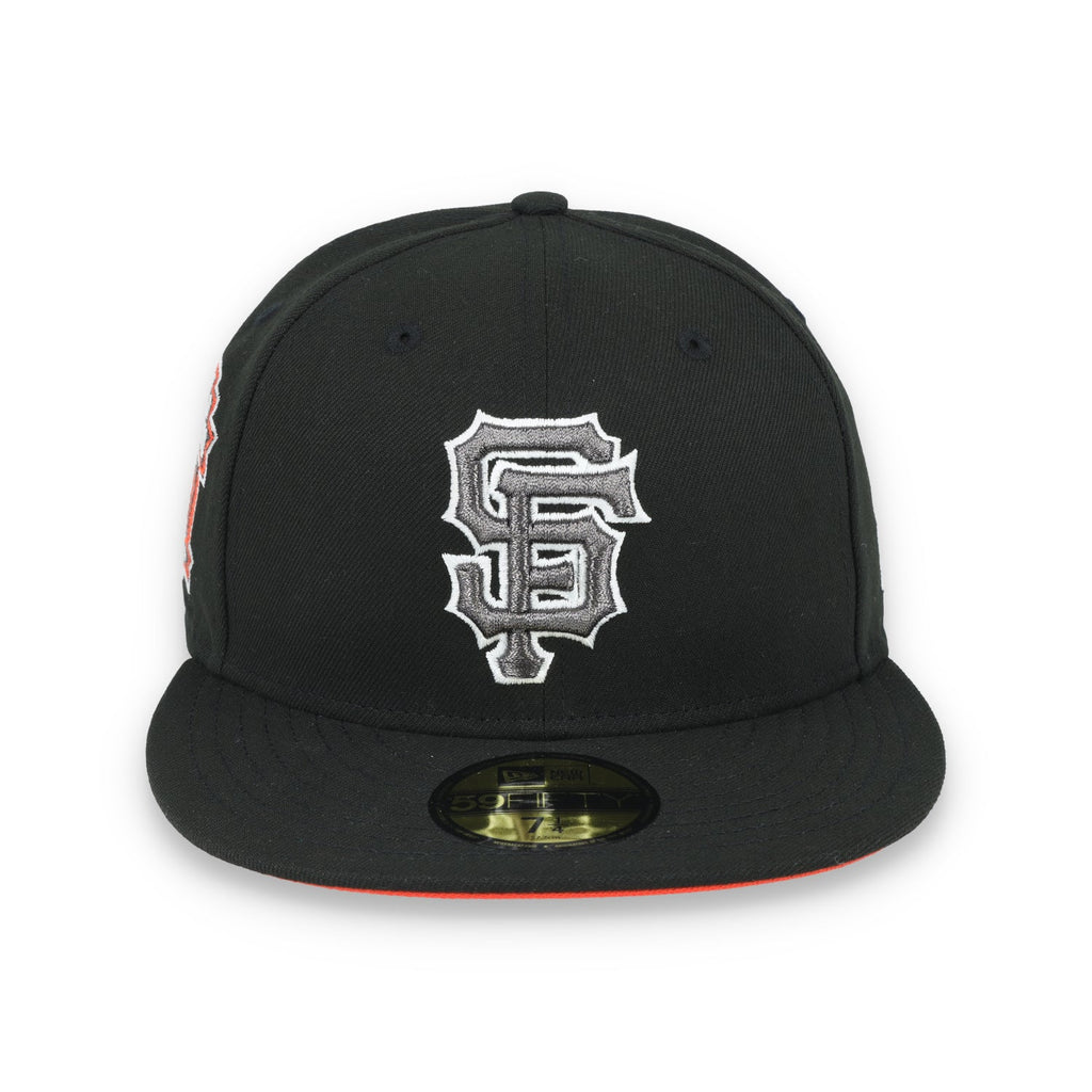 New Era San Francisco Giants 2012 World Series Side Patch 59FIFTY Fitted Hat-Metallic Grey/Black product image 2, provided