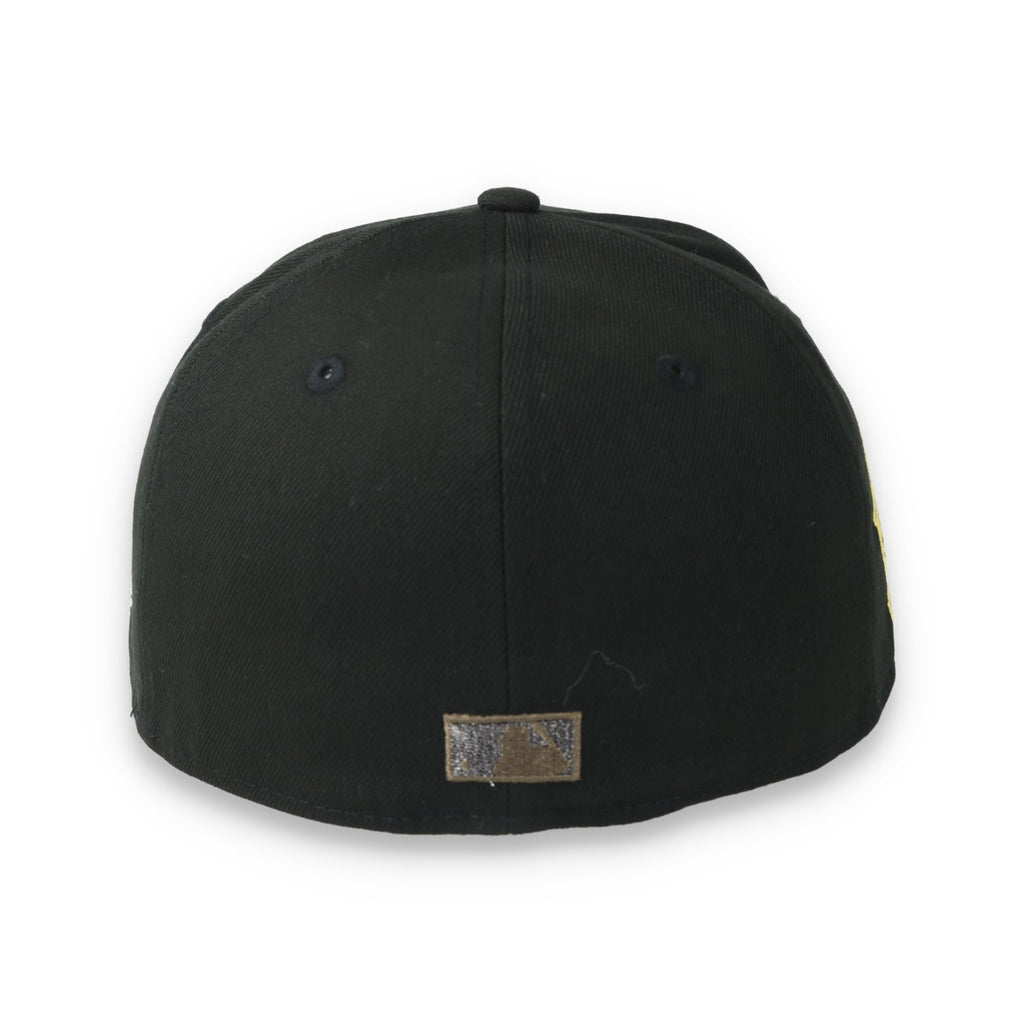 New Era San Diego Padres 25th Anniversary Side Patch 59FIFTY Fitted Hat-Metallic Grey/Black product image 5, provided for
