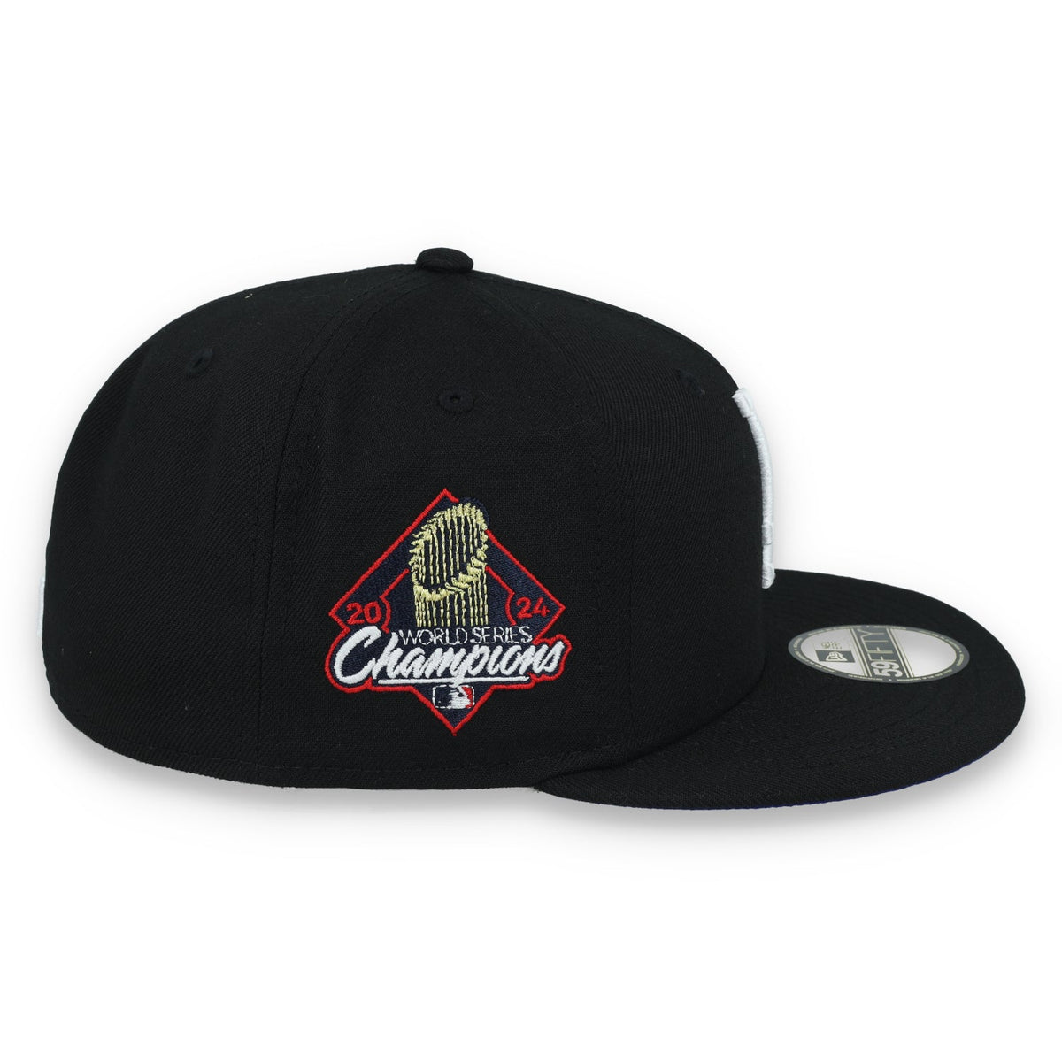 New Era Los Angeles Dodgers 2024 World Series Champions 59FIFTY Fitted Hat-Black product image 5, provided for visual