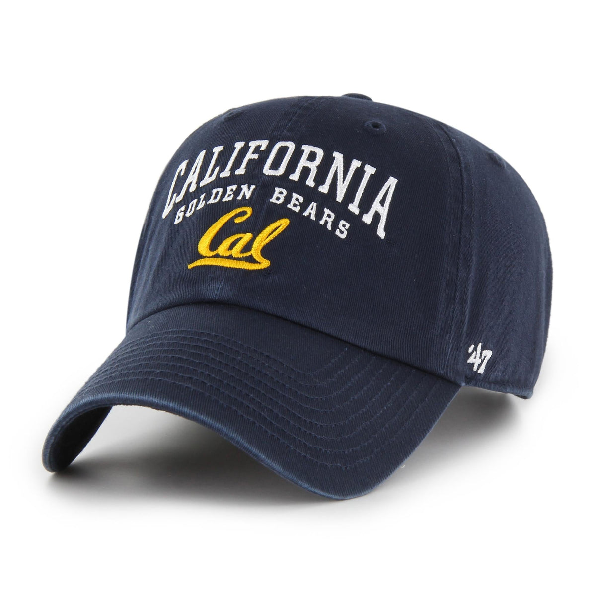 '47 Brand Cal Berkeley Golden Bears Ryker Clean Up - Navy product image 1, provided for visual reference and product detail