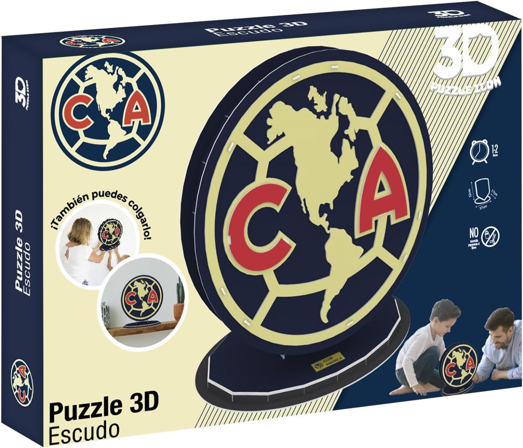 Club America 3D Puzzle Crest product image 2, provided for visual reference and product detail review