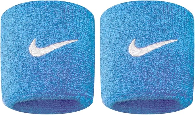 Nike Swoosh Wristbands-Baby Blue product image 1, provided for visual reference and product detail review