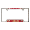 San Francisco 49Ers Metal License Plate Frame product image 1, provided for visual reference and product detail review