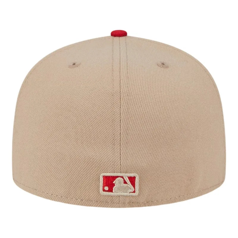 New Era St.Louis Cardinals 59FIFTY Fitted Hat-Camel product image 4, provided for visual reference and product detail review