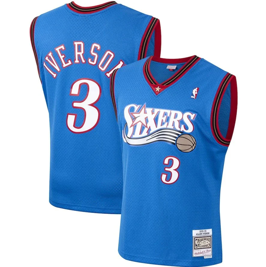 Mitchell & Ness Men's Allen Iverson Royal Philadelphia product image 1
