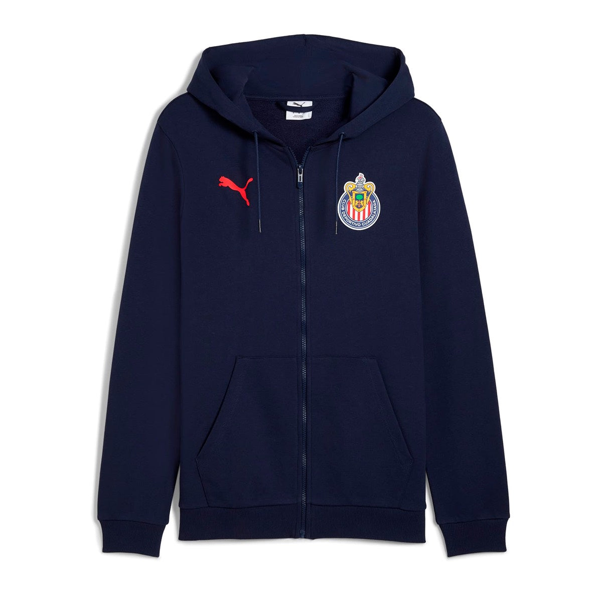 Puma Chivas Men FTBLCULTURE Jacket- Navy product image 1, provided for visual reference and product detail review