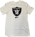 Nike Las Vegas Raiders Faded T-Shirt-White product image 1, provided for visual reference and product detail review