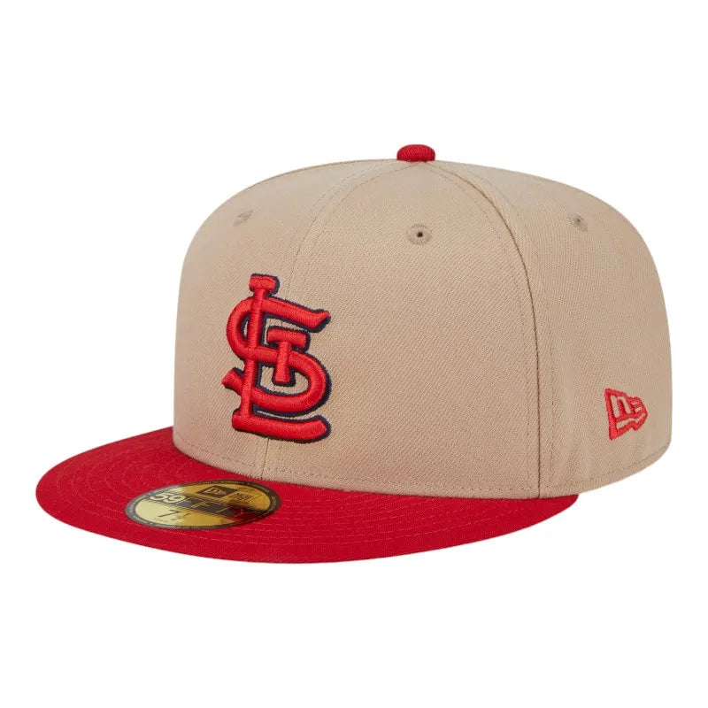 New Era St.Louis Cardinals 59FIFTY Fitted Hat-Camel product image 2, provided for visual reference and product detail review