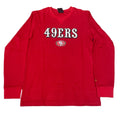 New Era Men San Francisco 49ers Thermal Long Sleeve T-Shirt - Red product image 1, provided for visual reference and product