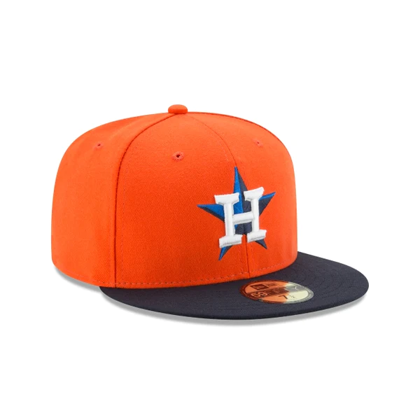 Houston Astros New Era Authentic Collection 59Fifty Fitted-On-Field Collection-Orange product image 1, provided for visual