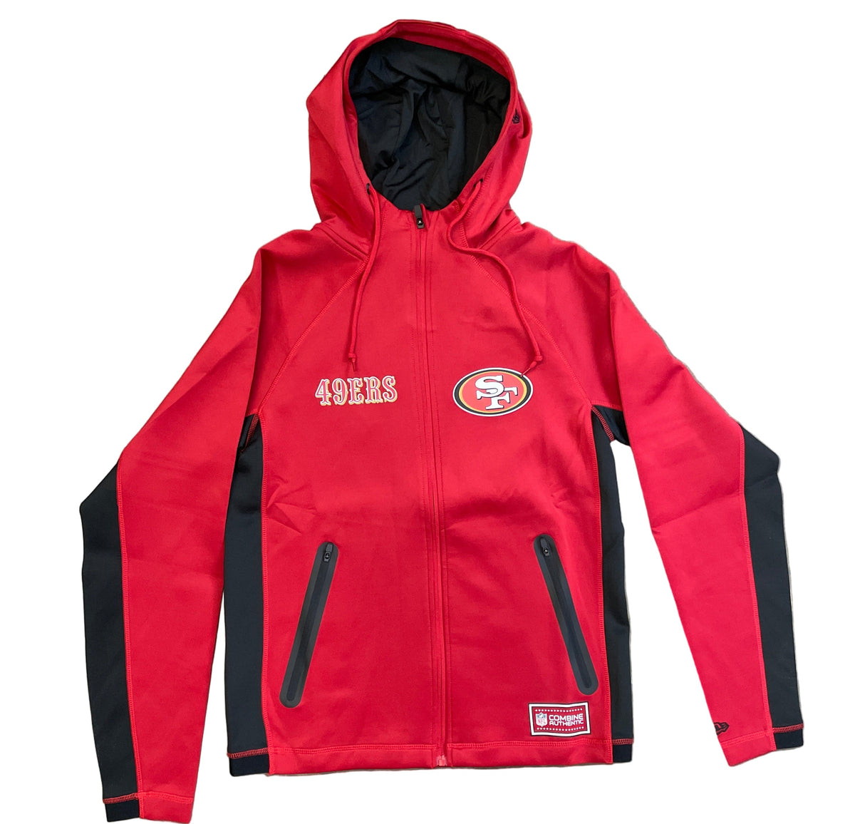 New Era San Francisco 49ers Combine Authentic Full ZiP Jacket product image 1, provided for visual reference and product
