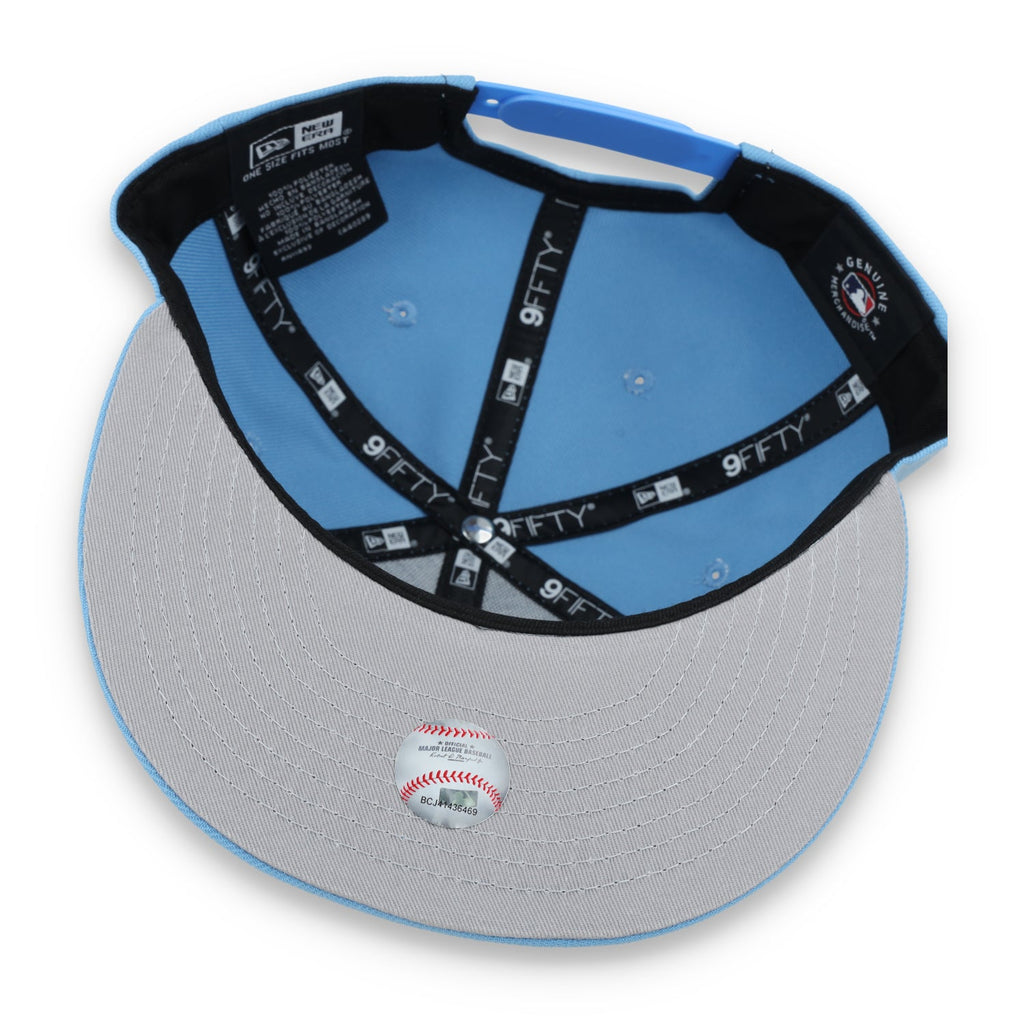 New Era Seattle Mariners 9Fifty Snapback Hat-Sky Blue product image 7, provided for visual reference and product detail