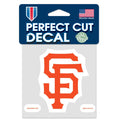 San Francisco Giants Perfect Cut Color Decal 4" x 4" product image 1, provided for visual reference and product detail review